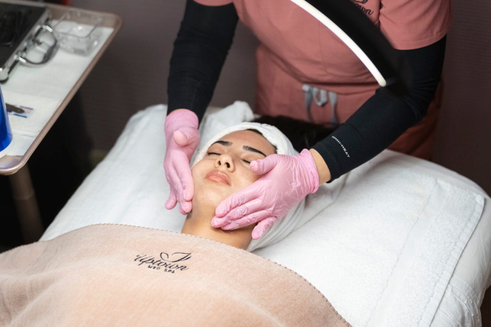 HydraFacial treatment at uptown med spa