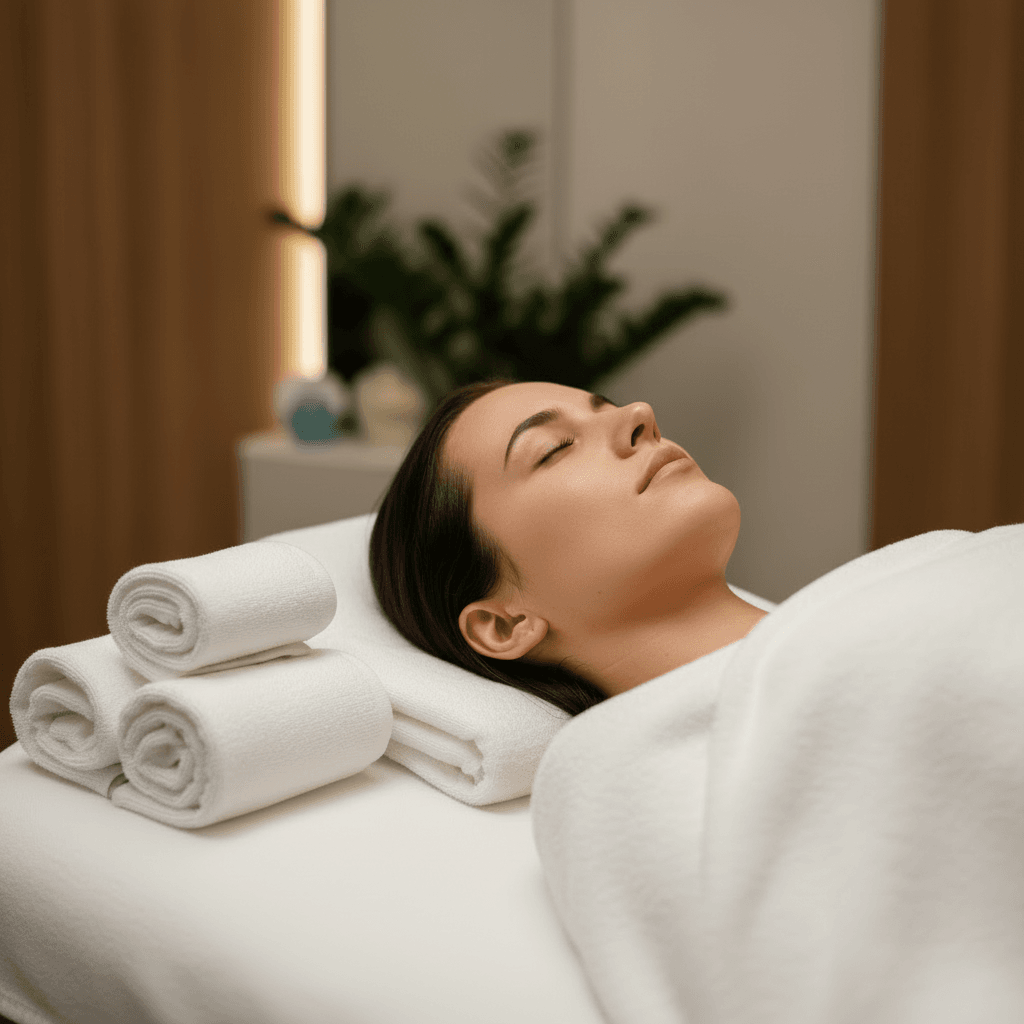 Relaxing spa treatment